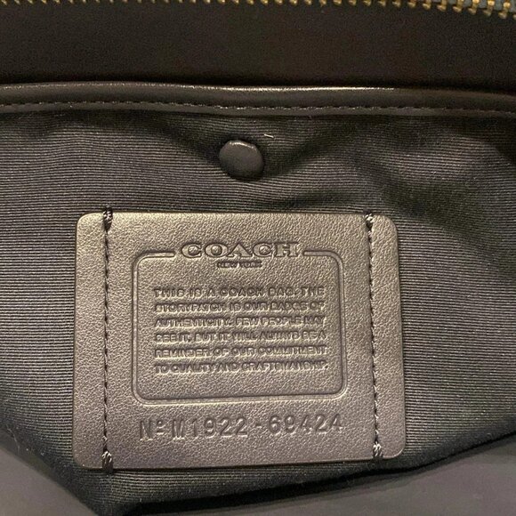 Auth COACH Central Tote with Zip 69424 Light Blue Leather - Tote Bag - Picture 7 of 11